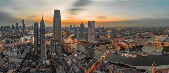 海河夕阳